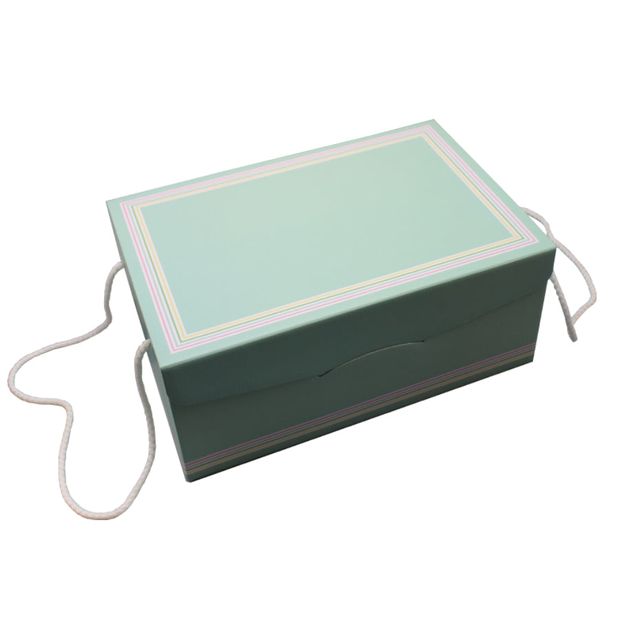 Caixas Segreto com Cordão - Azul Claro - "Páscoa"