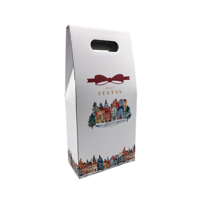 Boxes with Window for Bottles - Matt Laminated - Multicoloured