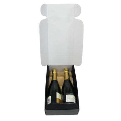Caixas Cantinetta para Garrafas - Preto - "Kraft"