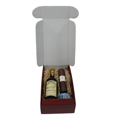 Caixas Cantinetta com Interior Branco para Garrafas - Plastificado Gofrado - Bordeaux