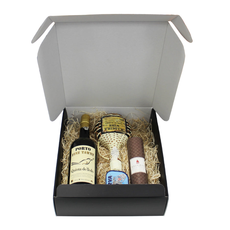 Caixas Cantinetta para Garrafas - Preto - "Kraft"