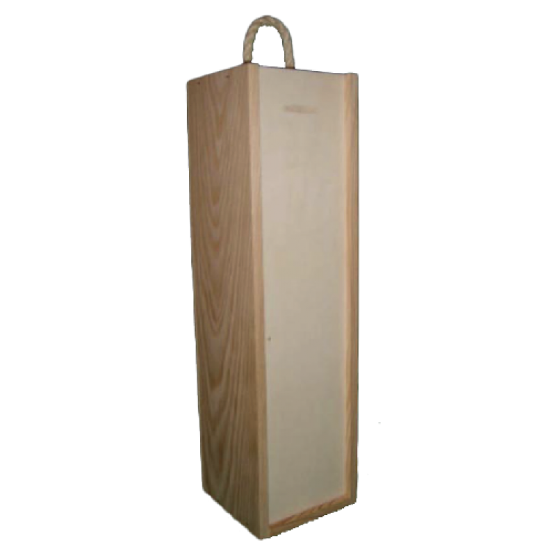 Caja con tapa para botellas - Madera