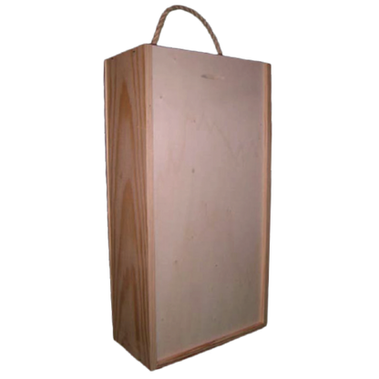 Caja con tapa para botellas - Madera
