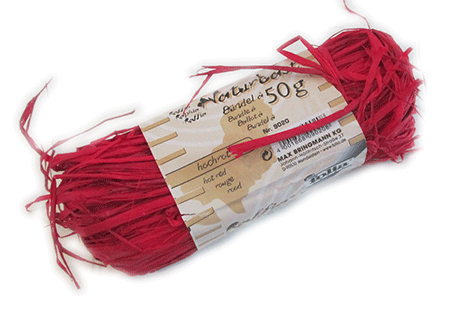 Novelo de Ráfia - Vermelho
