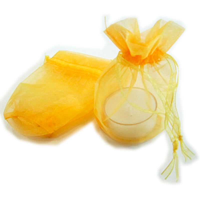 Bolsitas de organza - Amarillo