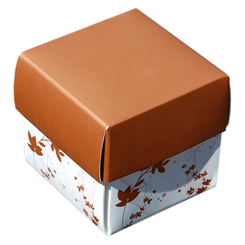 Caixas com Tampa e Fundo 350g - Cobre