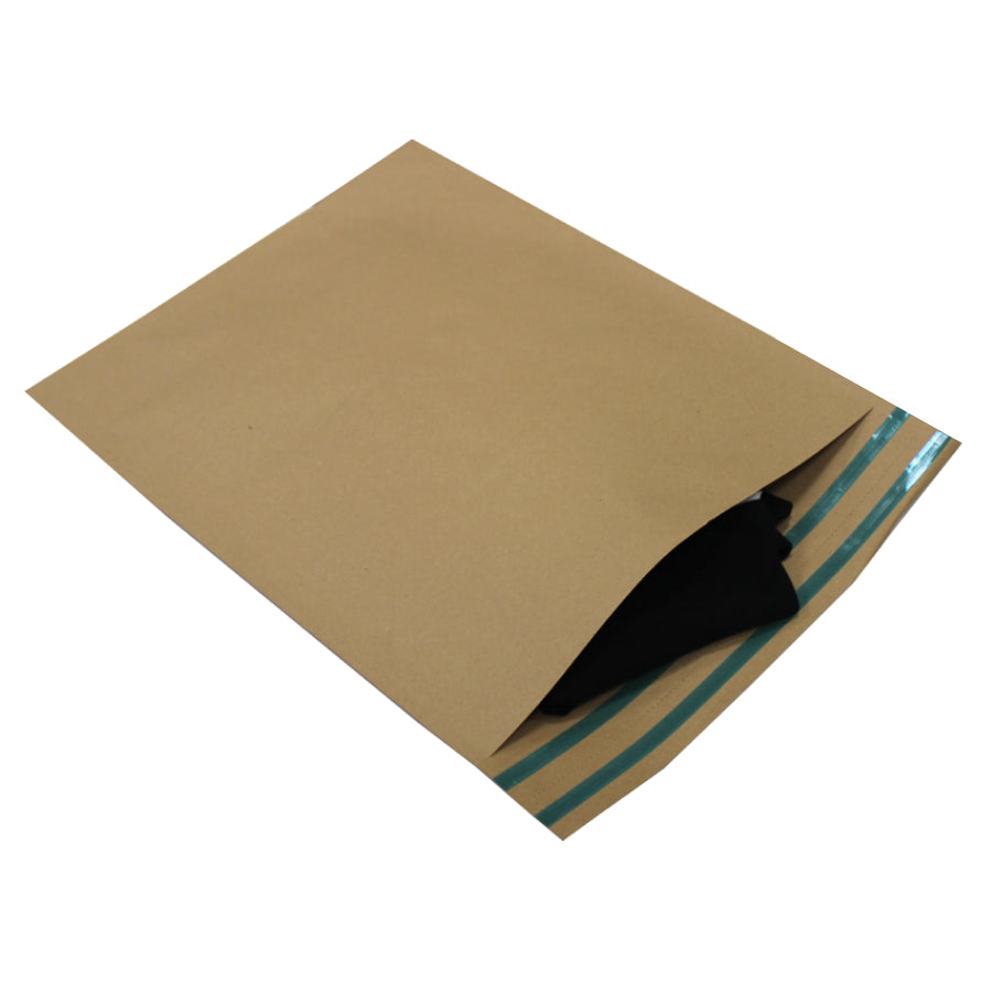 Envelopes E-Commerce com 2 Tiras Adesivas - Kraft