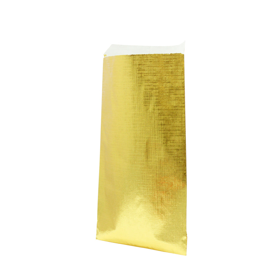 Envelopes de Papel Kraft Gofrado - Ouro Metalizado