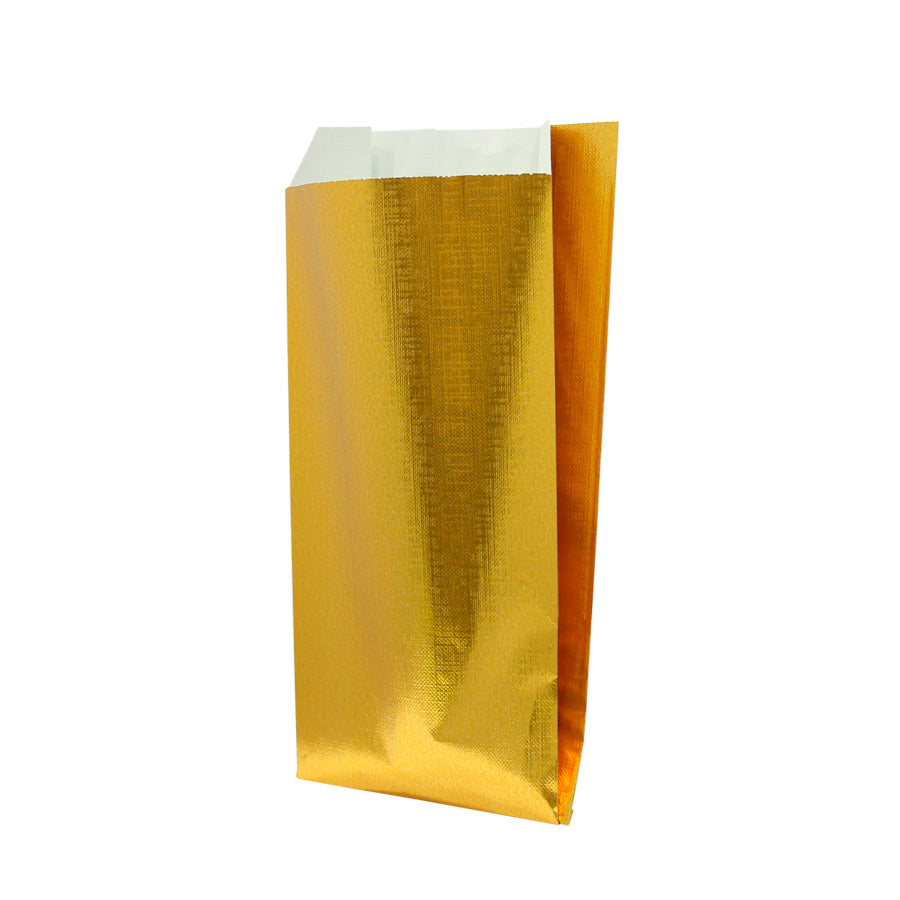 Envelopes de Papel Kraft Gofrado - Ouro Metalizado