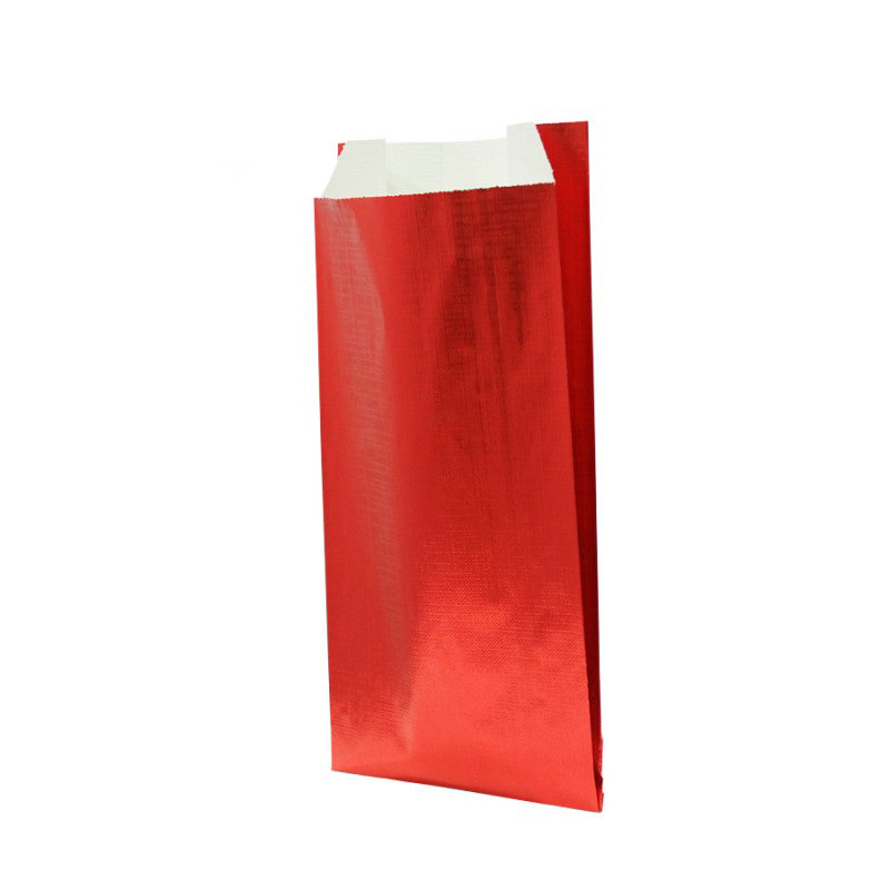 Envelopes de Papel Kraft Gofrado - Vermelho Metalizado
