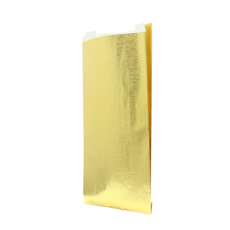 Envelopes de Papel Kraft Gofrado - Ouro Metalizado