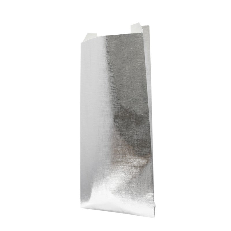 Envelopes de Papel Kraft Gofrado - Prata Metalizado