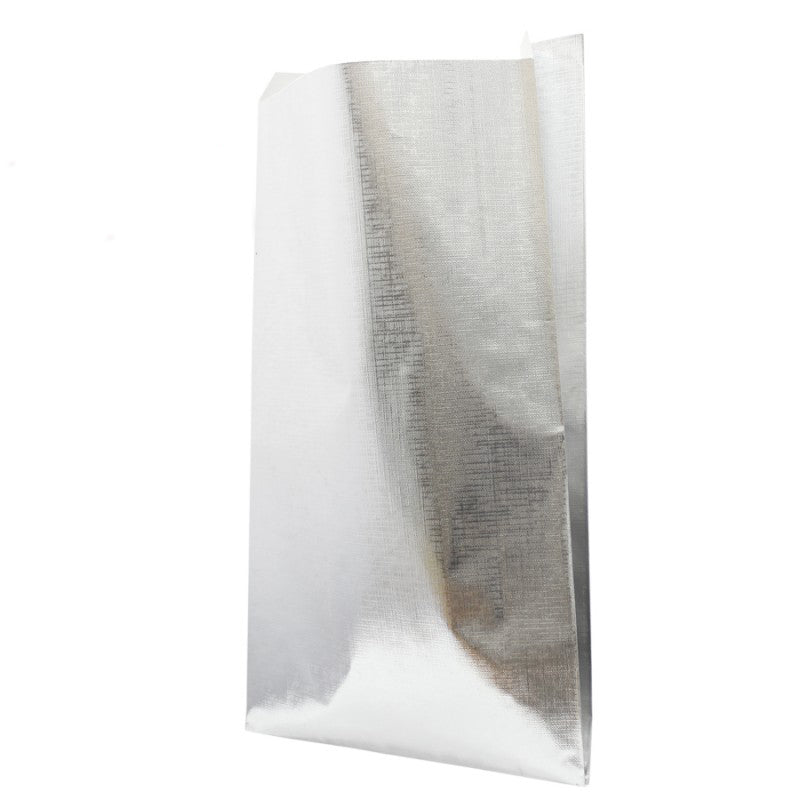 Envelopes de Papel Kraft Gofrado - Prata Metalizado