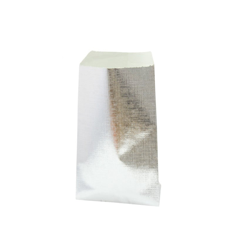 Envelopes de Papel Kraft Gofrado - Prata Metalizado