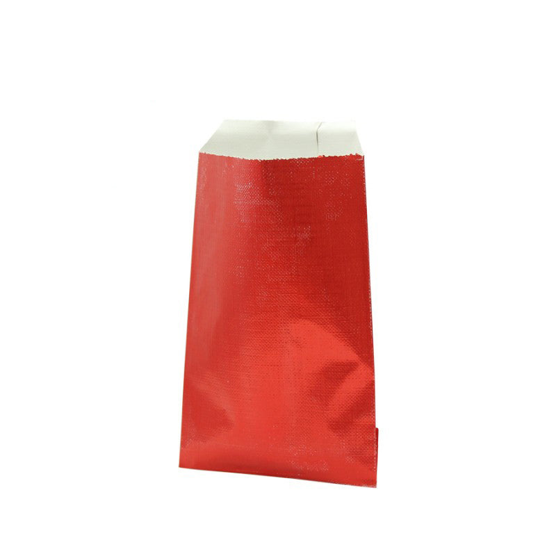 Envelopes de Papel Kraft Gofrado - Vermelho Metalizado