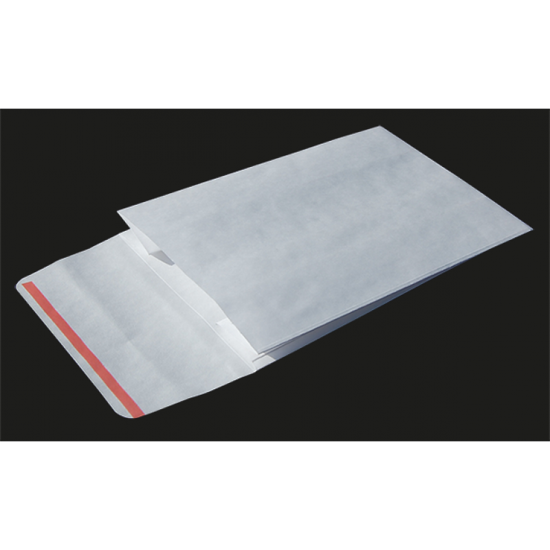 Envelopes de Papel Kraft Branco com Pala Adesiva - Branco