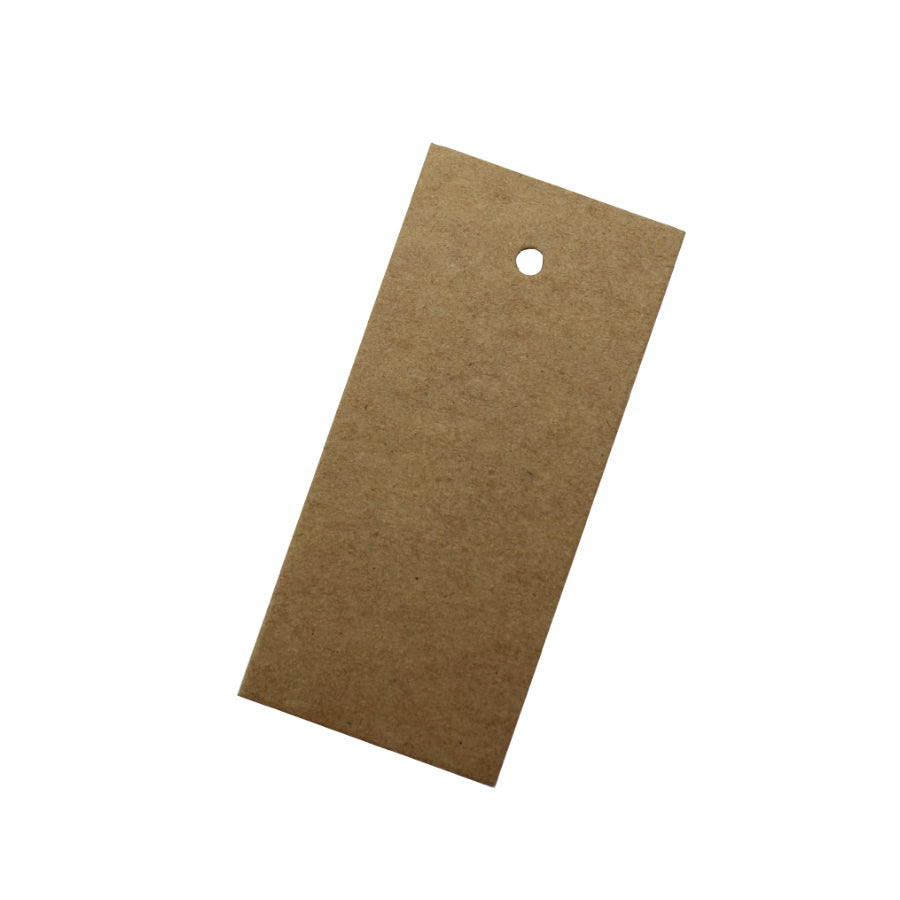 Cardboard Tags with Hole for Shop 275g - Kraft