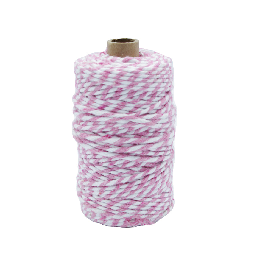 Cotton Yarn - Pink and White