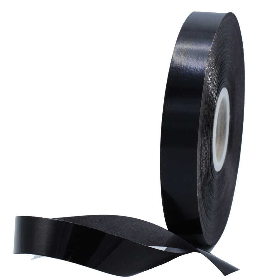 Metallic Plain Ribbon - Black