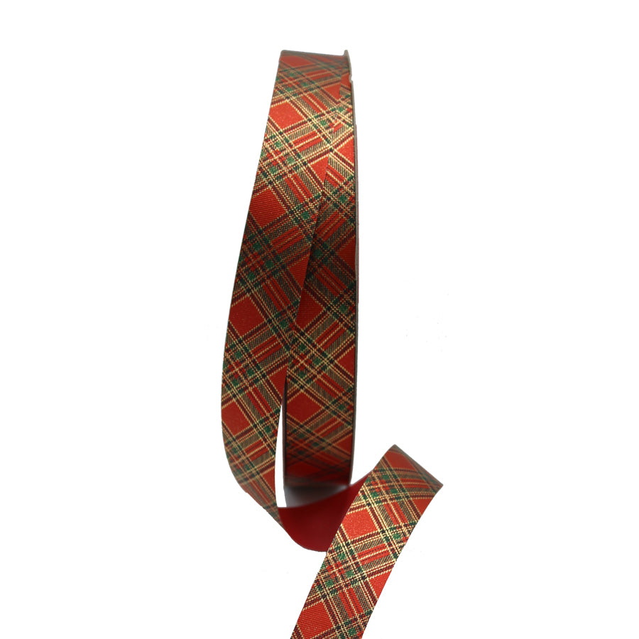 Fita Tartan - Vermelho