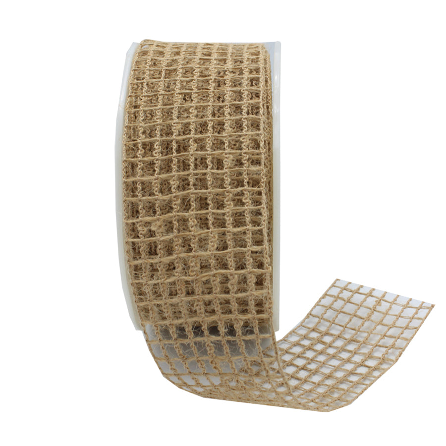 Cinta alambrada - Beige - "NET"