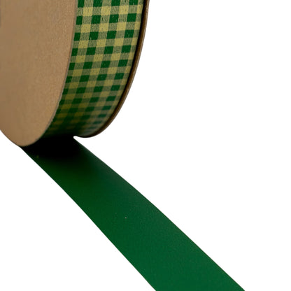 Cinta Vichy - Oro y Verde - "Cuadros"