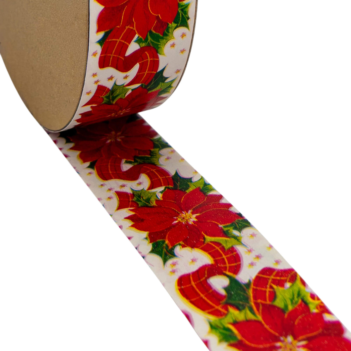 Cinta Virginia - Blanco, Rojo y Verde - Flor