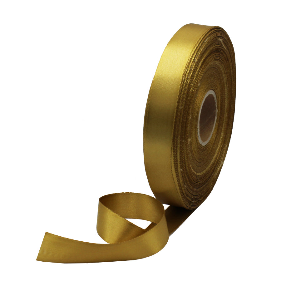 Fita de Cetim Dupla Face - Ouro