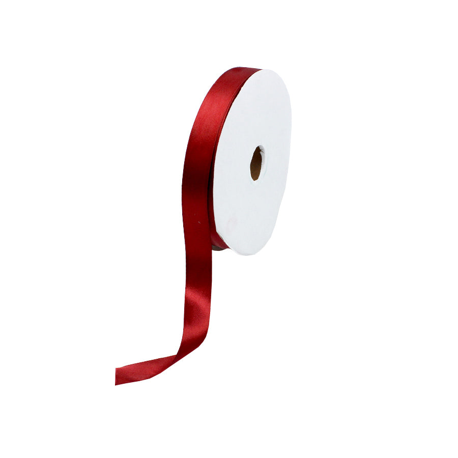 Double-Sided Satin Ribbon - Bordeaux
