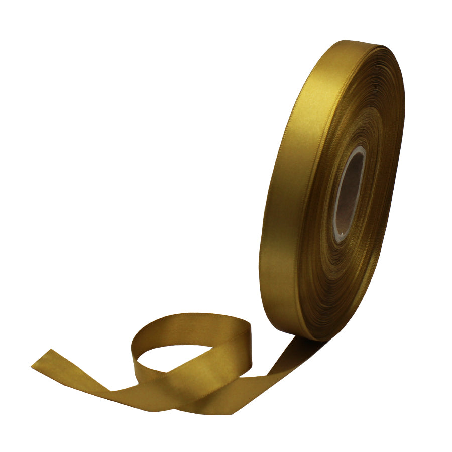 Fita de Cetim Dupla Face - Ouro