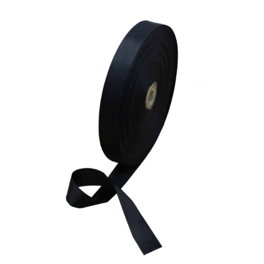 Fita de Cetim Dupla Face - Preto