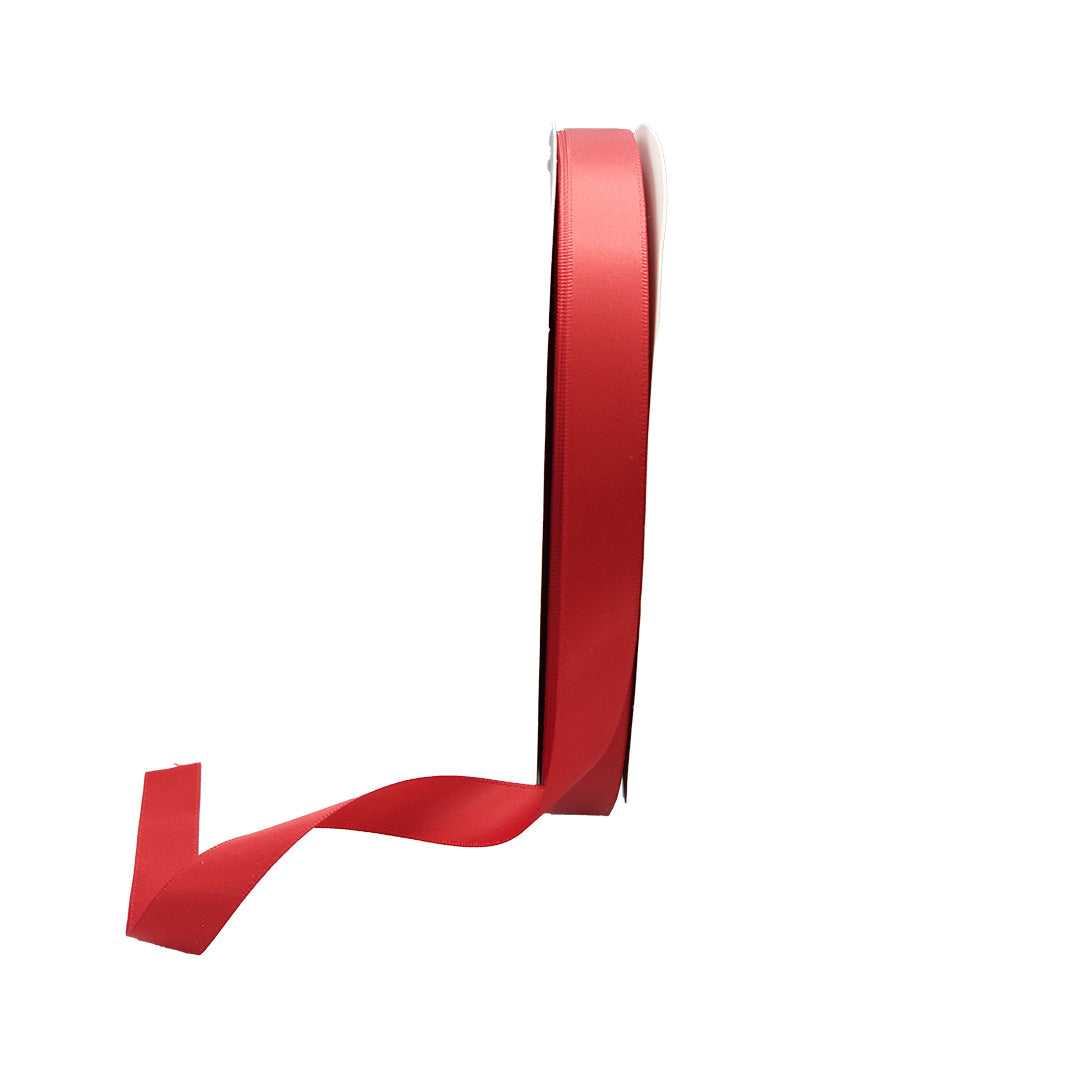 Double-Sided Satin Ribbon - Red