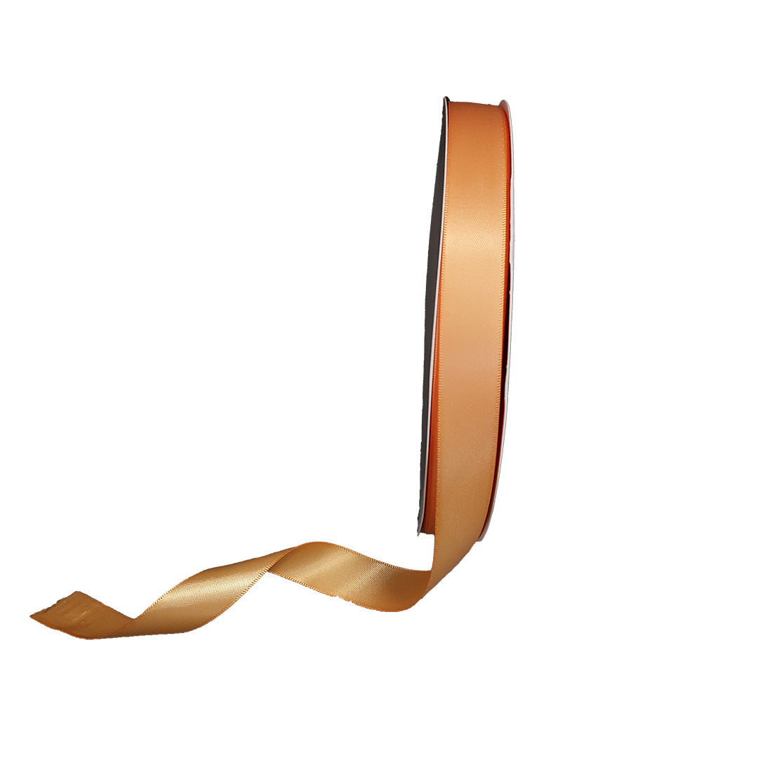 Double-faced Satin Ribbon - Light Orange