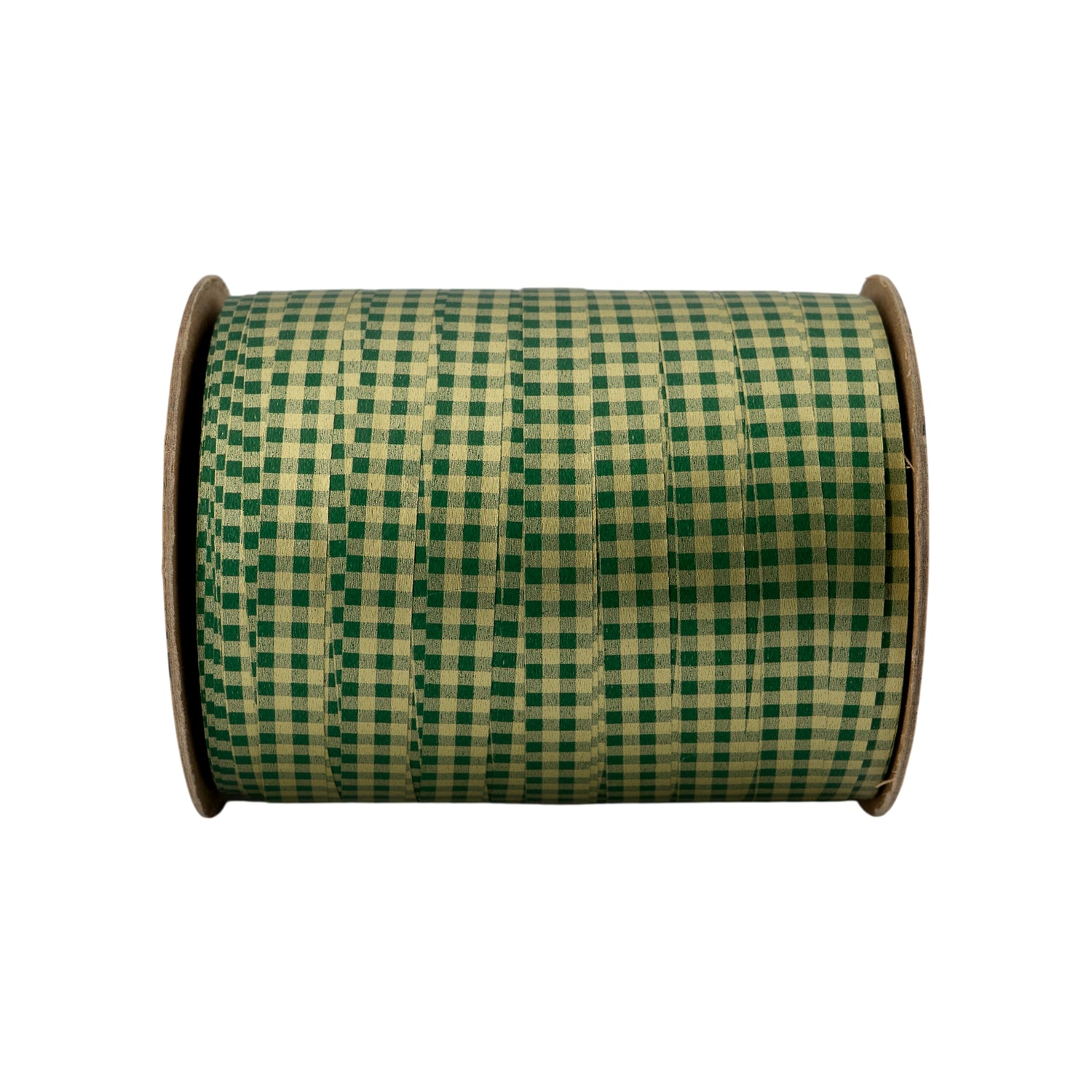 Fita Vichy - Ouro e Verde - "Quadrados"