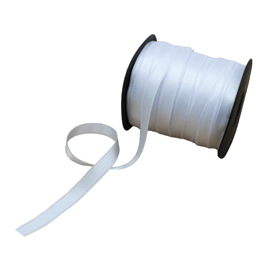 Satin Ribbon - White