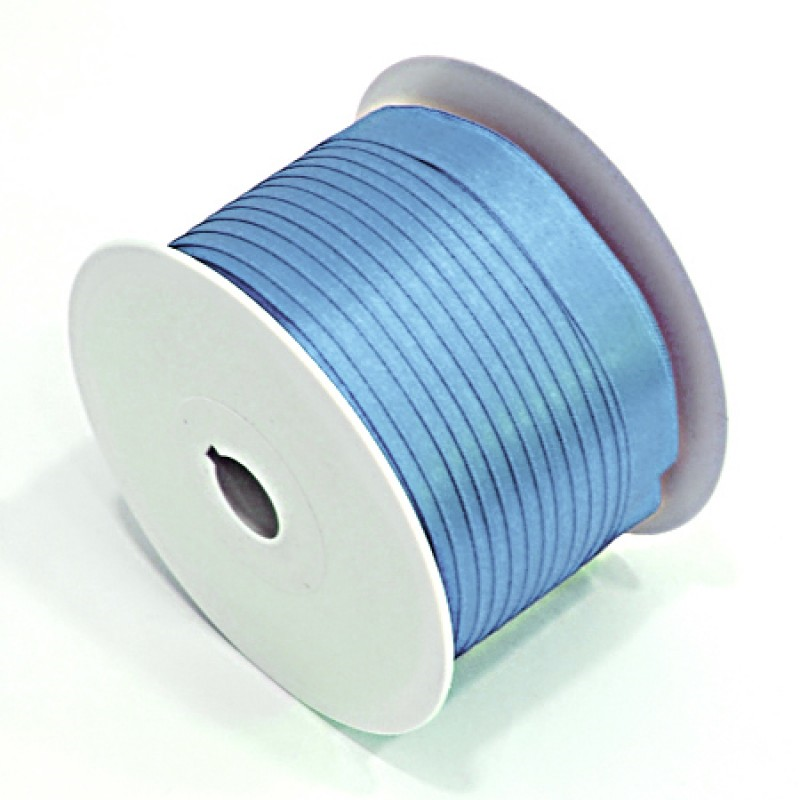 Satin Ribbon - Mediterranean Blue