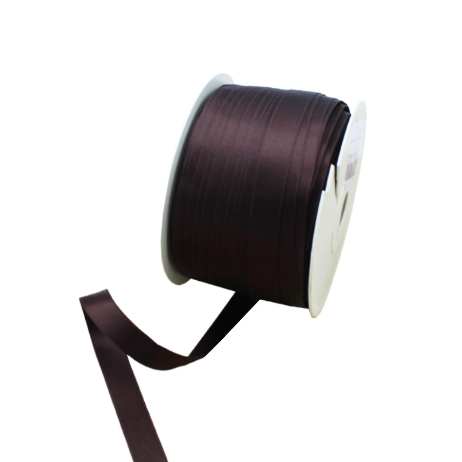 Satin Ribbon - Dark Brown