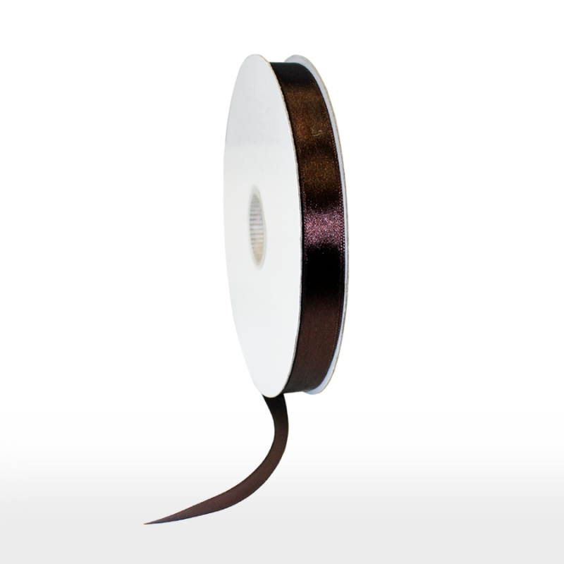 Satin Ribbon - Dark Brown