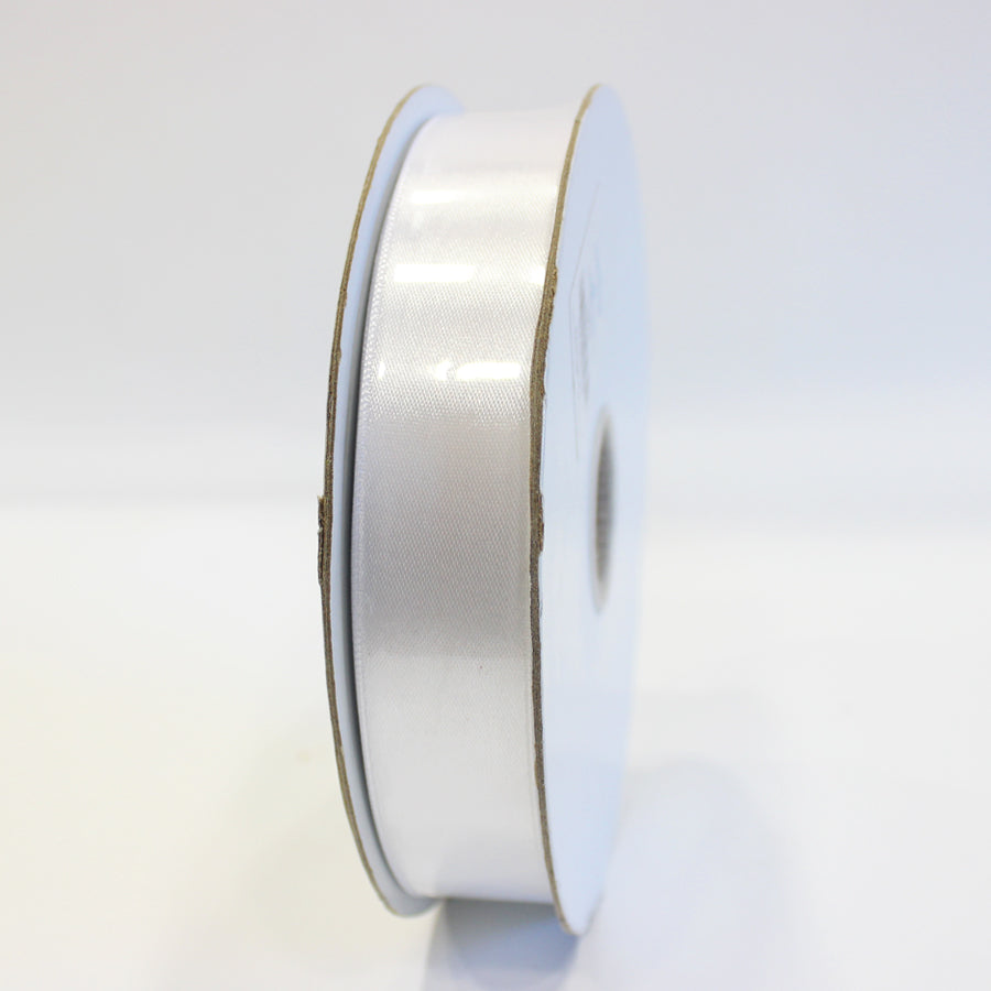 Satin Ribbon - White