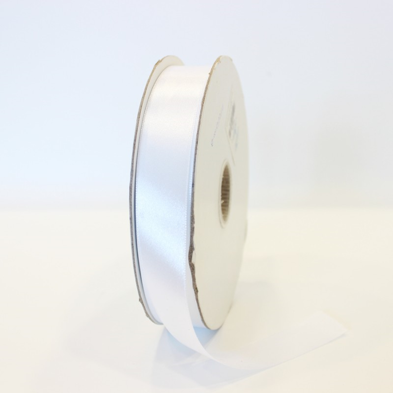 Satin Ribbon - White
