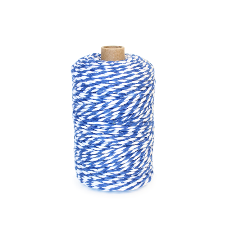 Cotton Yarn - Blue and White
