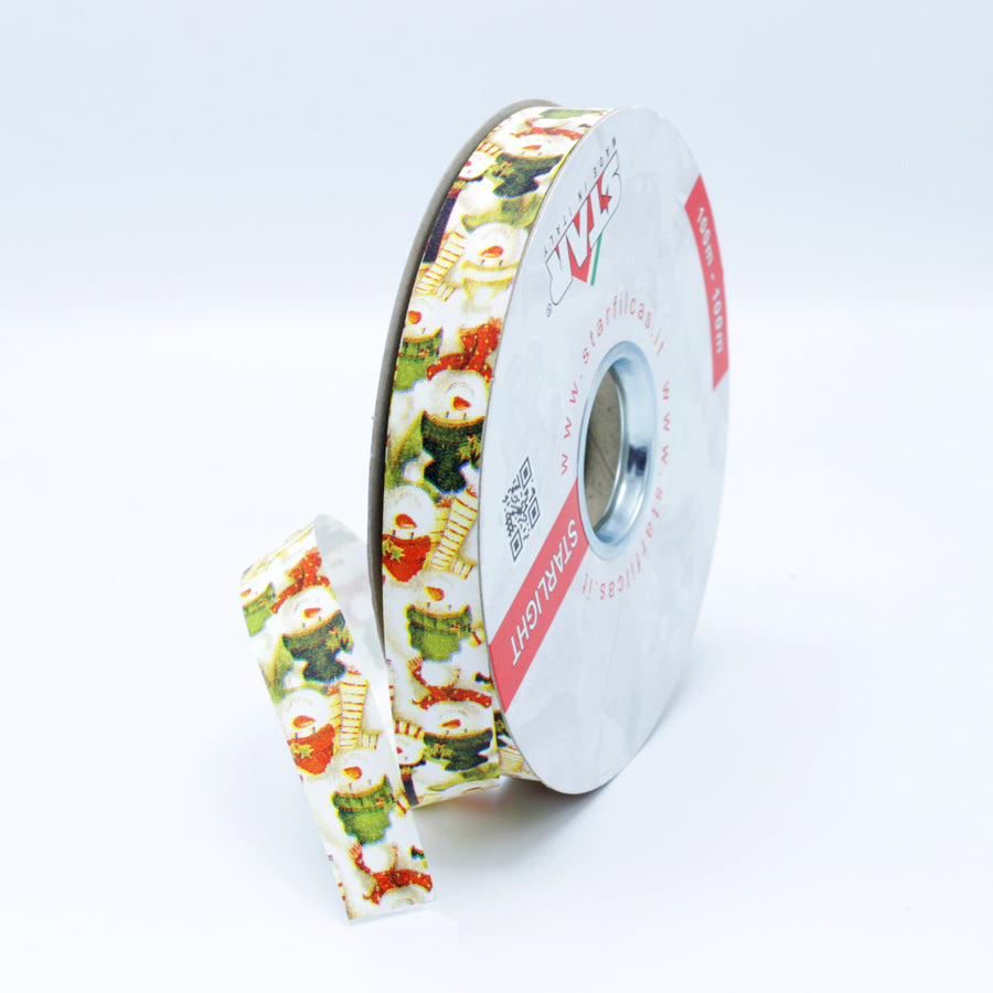Starmetal Ribbon - Multicolor - "Snowman Chorus"