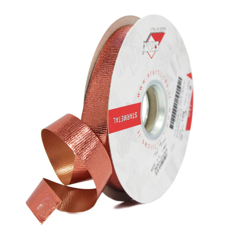 Starmetal Ribbon - Terracotta Orange - "Wave"
