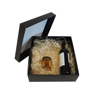 Caixa Gourmet em Microcanelado - Preto