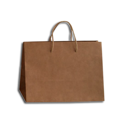 Kraft Natural Kraft Paper Bags 135gsm with Cord - Kraft