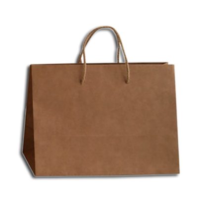 Kraft Natural Kraft Paper Bags 135gsm with Cord - Kraft