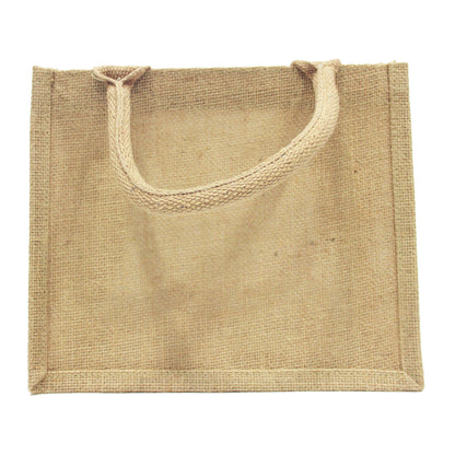 Bolso de Yute con Asa - Marrón