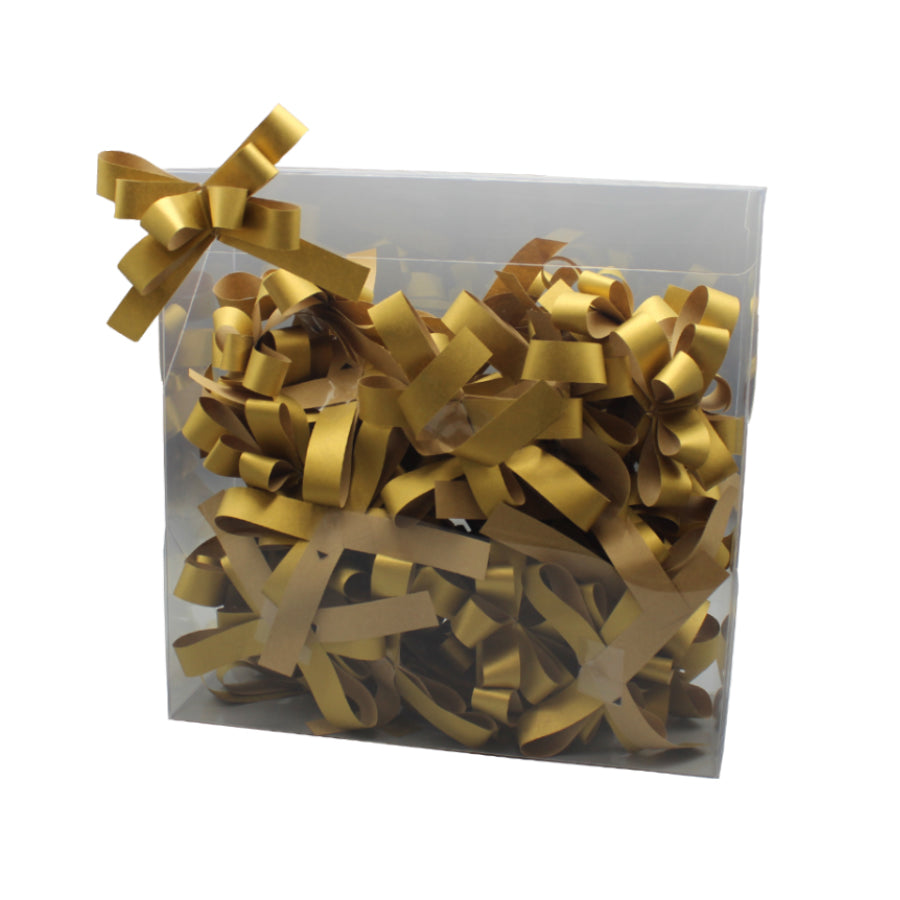 Box with Metal Bows - Gold