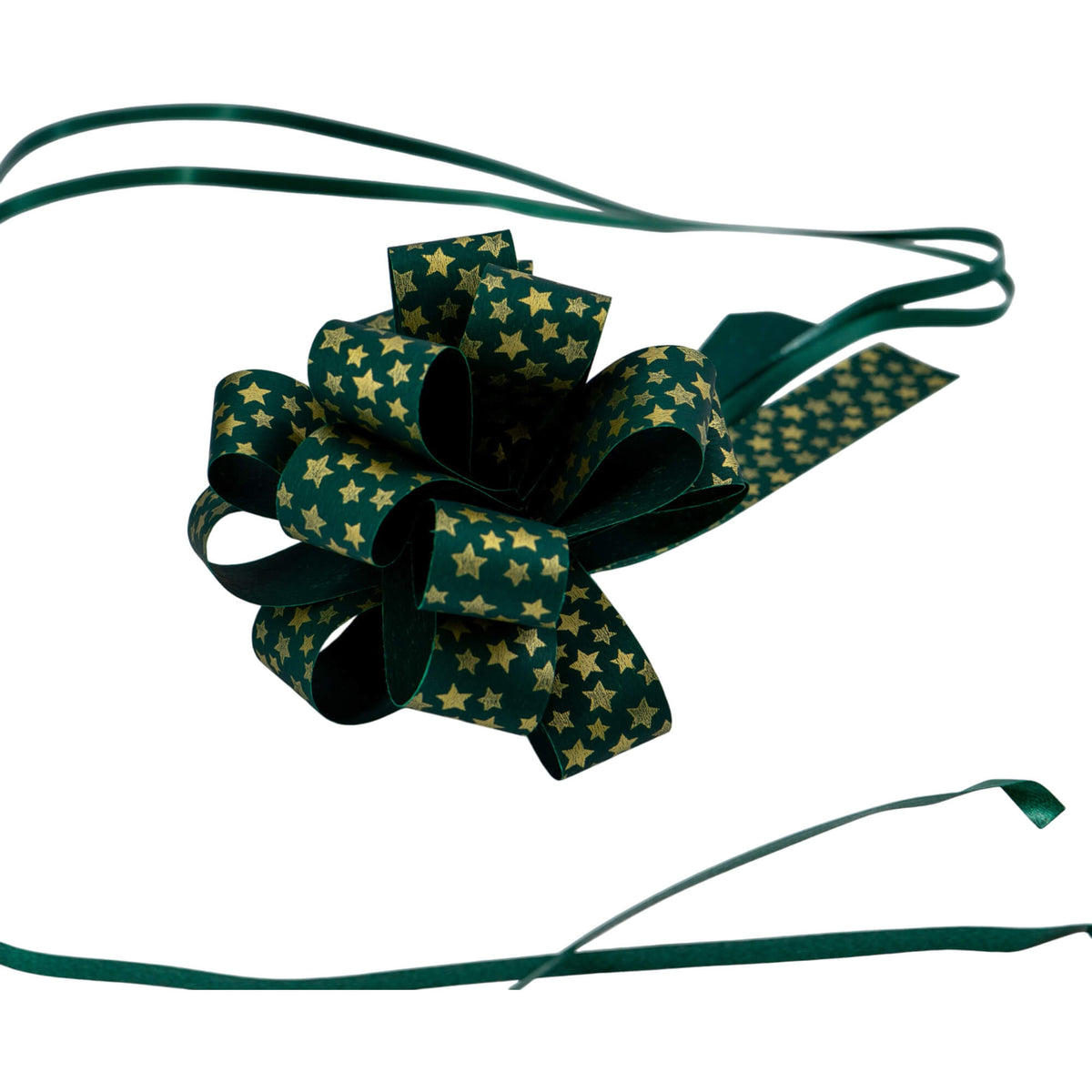 Rapid Painted Bow Box - Gold and Green - "Stars"