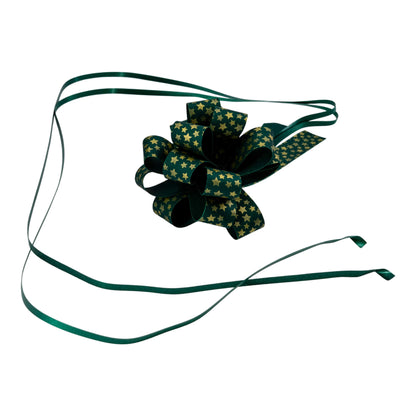 Rapid Painted Bow Box - Gold and Green - "Stars"